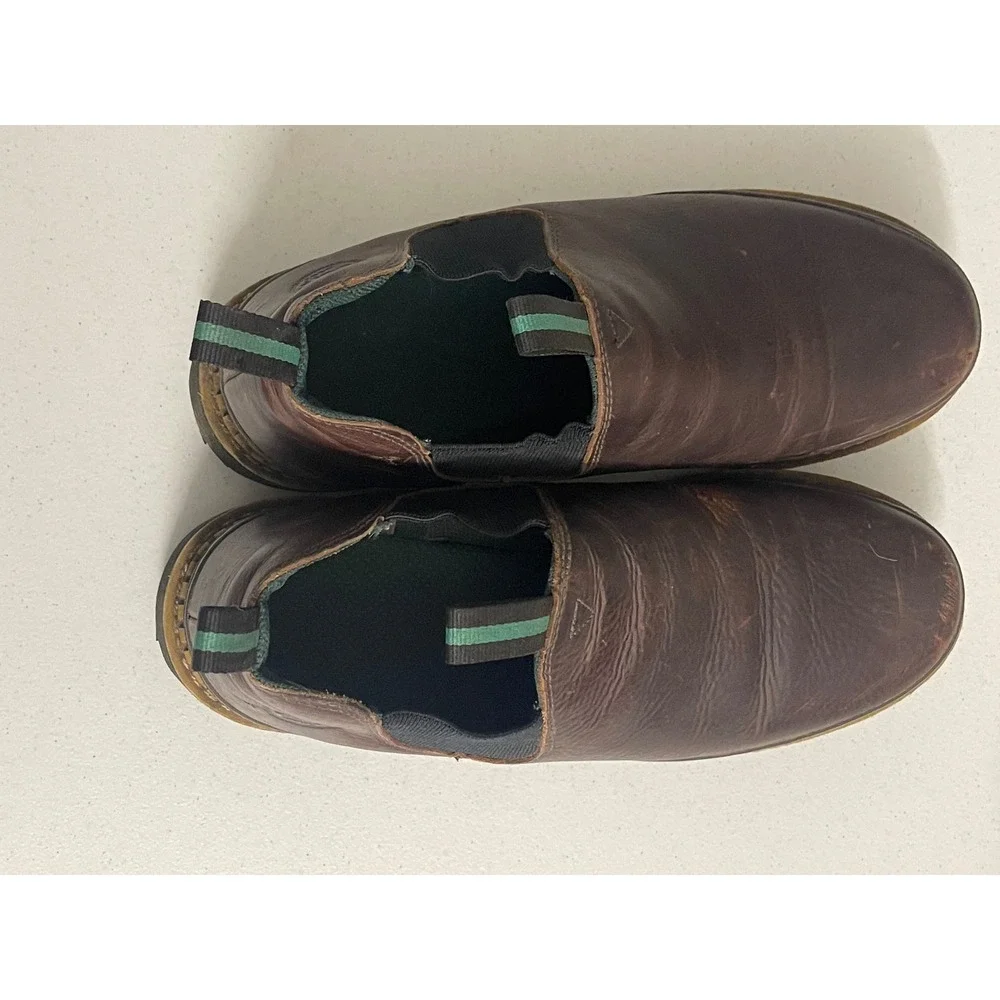 Georgia Giant Romeo Mens Brown Leather Slip On Work Shoes Boots G6274